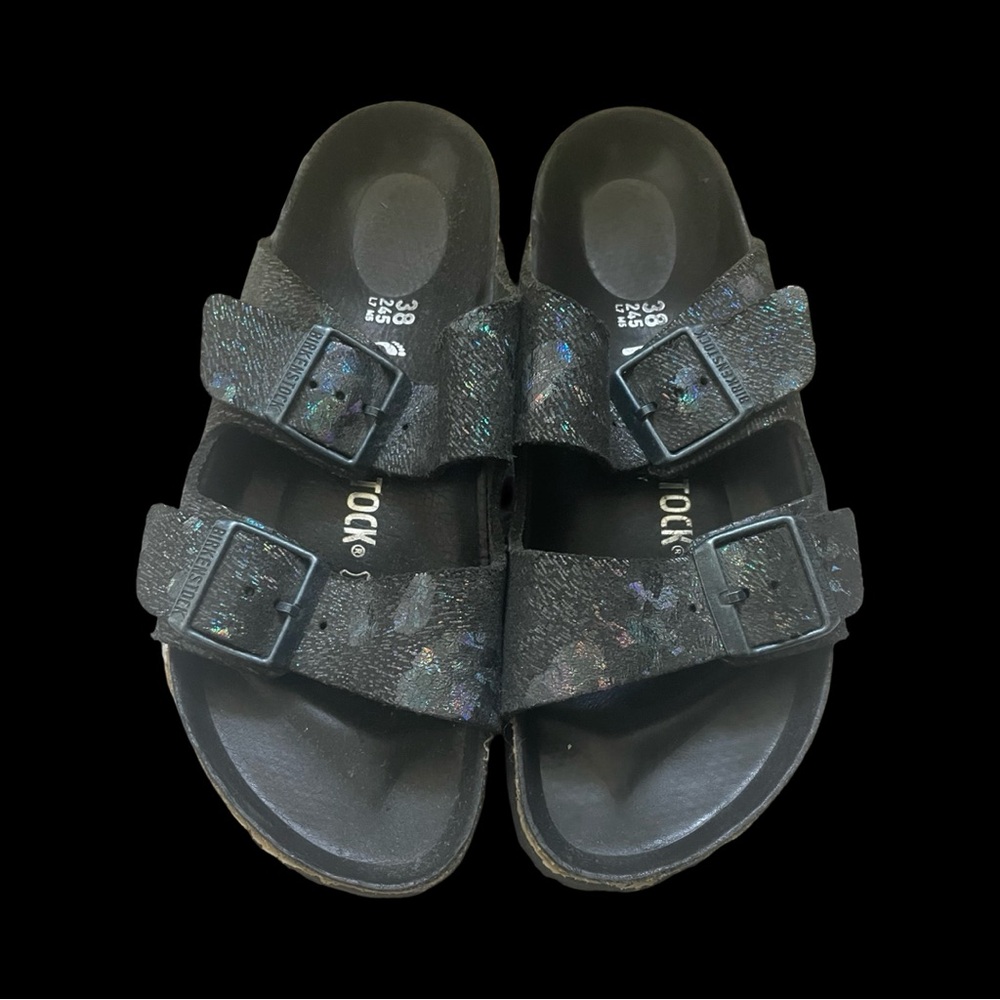 Birkenstock Black Sandals with Adjustable Straps